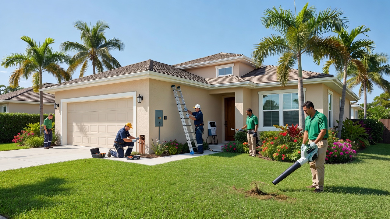Home services at work in Florida